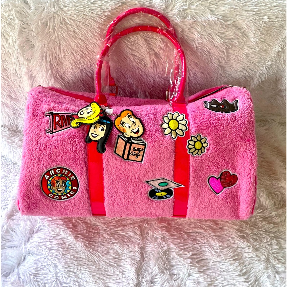 Dolls Kill Fuzzy Archie Weekender Bag. New! Betty and Veronica. Archie comics.